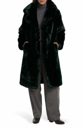 Savannah Faux Fur Longline Coat