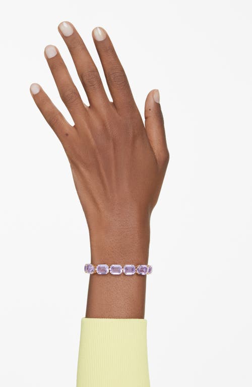 Swarovski Millenia Crystal Bracelet In Purple
