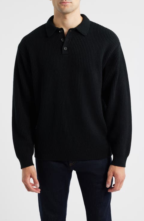Nicolas Rib Polo Sweater