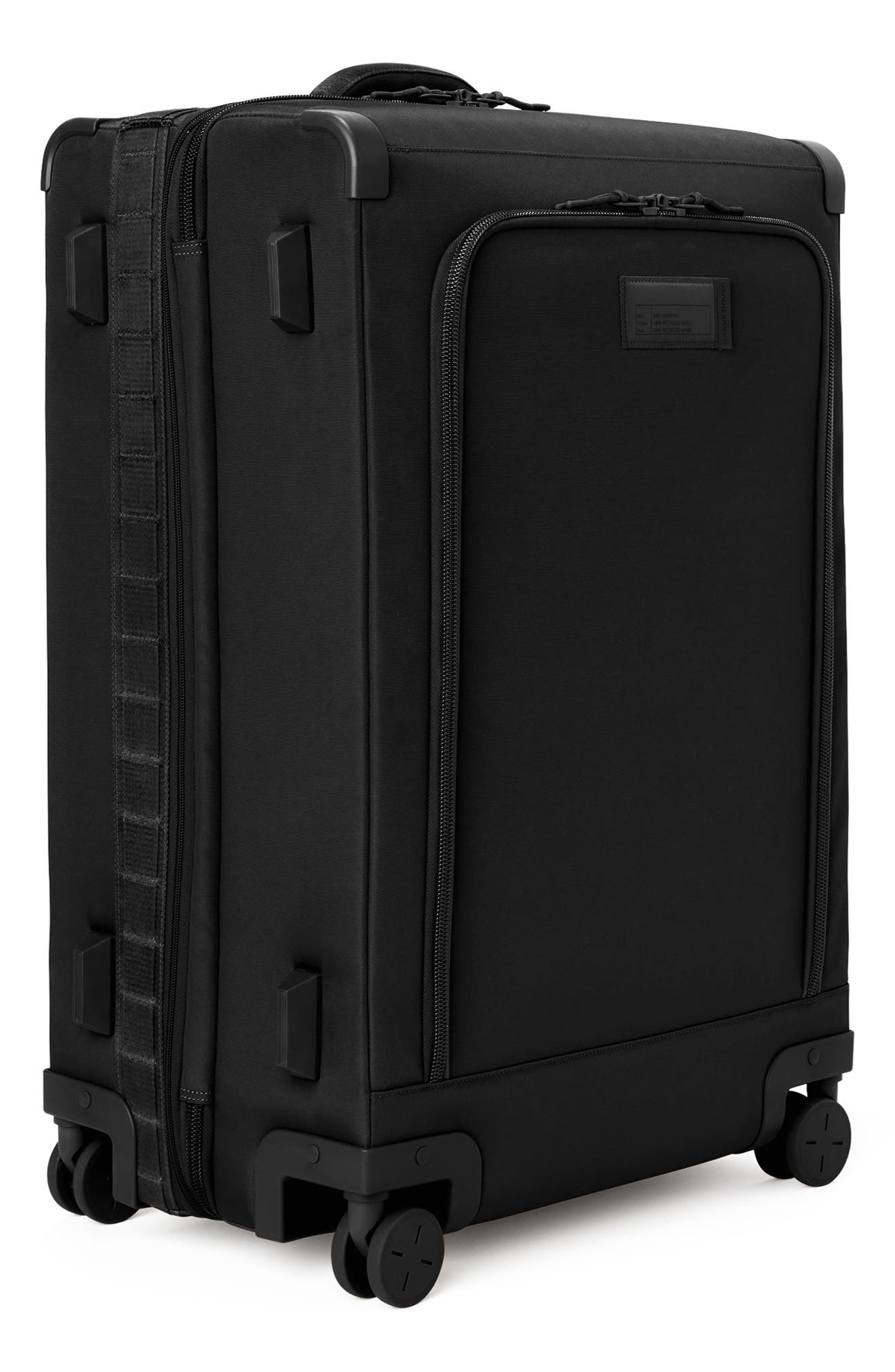 Dagne Dover Sydney Checked Rolling Luggage, Alternate, color, Onyx