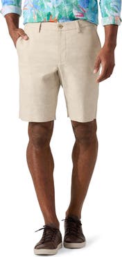 Tommy Bahama Lahaina Bay Flat Front Linen Blend Shorts