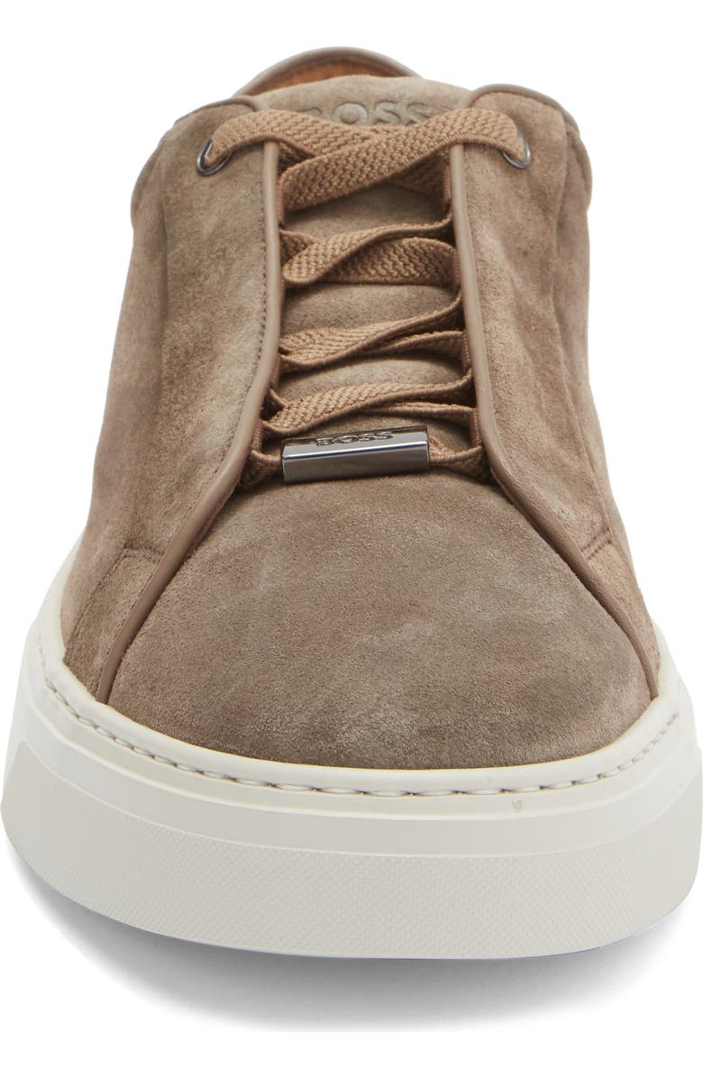 BOSS Gary Tenn Sneaker, Alternate, color, Dark Beige