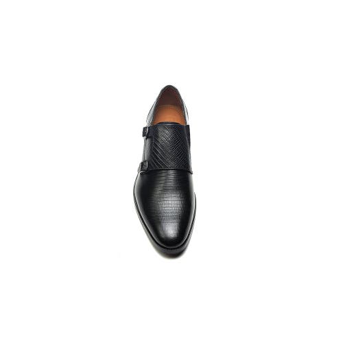 Carlos Santana Passion Monk Shoe In Black