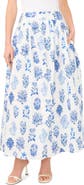 Parker Floral Cotton Blend Maxi Skirt