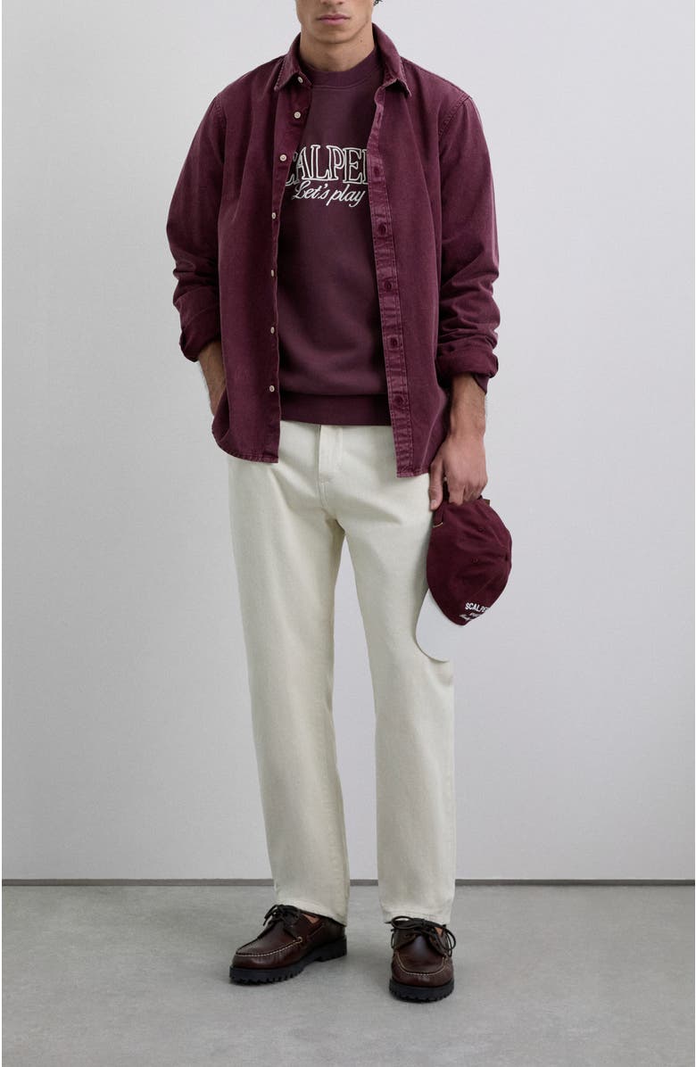 Scalpers Play Sweater, Alternate, color, Burgundy