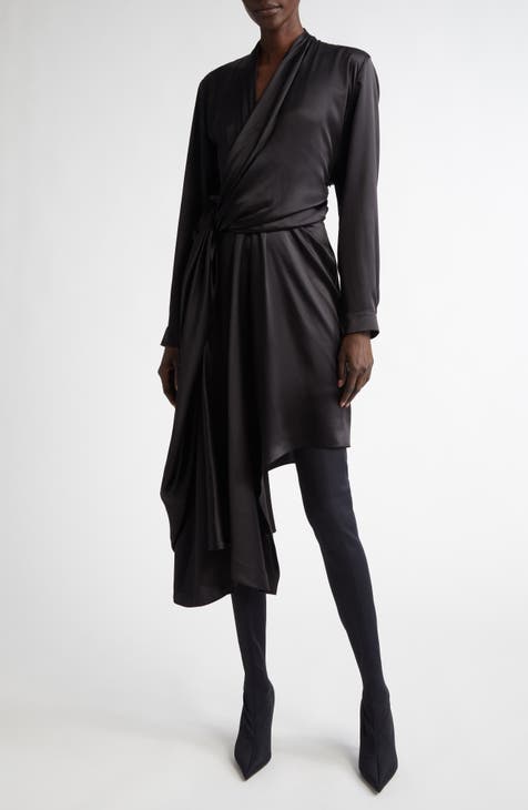 Balenciaga silk dress online