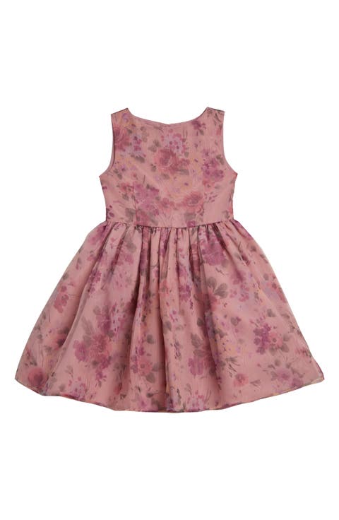 Floral Print Organza Dress (Baby)