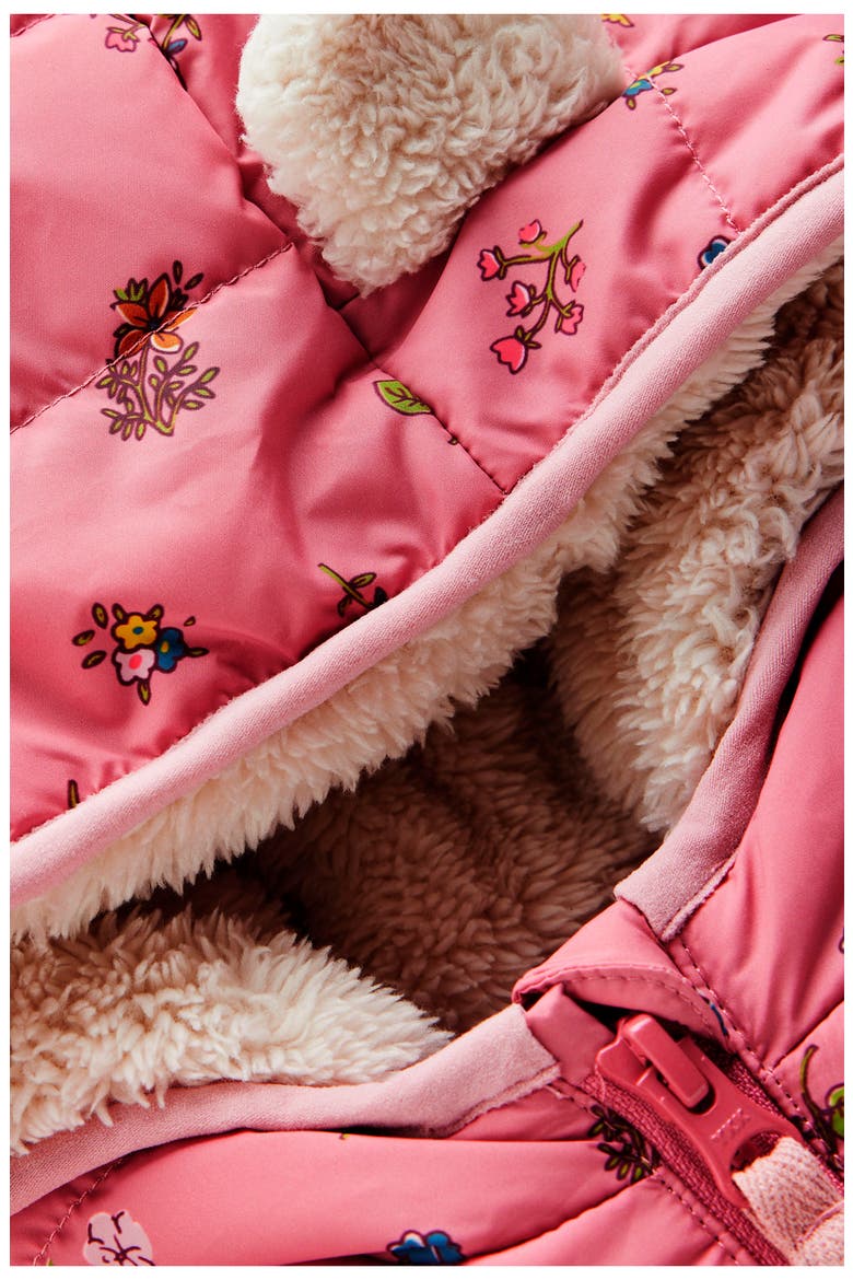 Kids' Cosy Lined Puffer Jacket, Alternate, color, PINK SPACED FLORAL