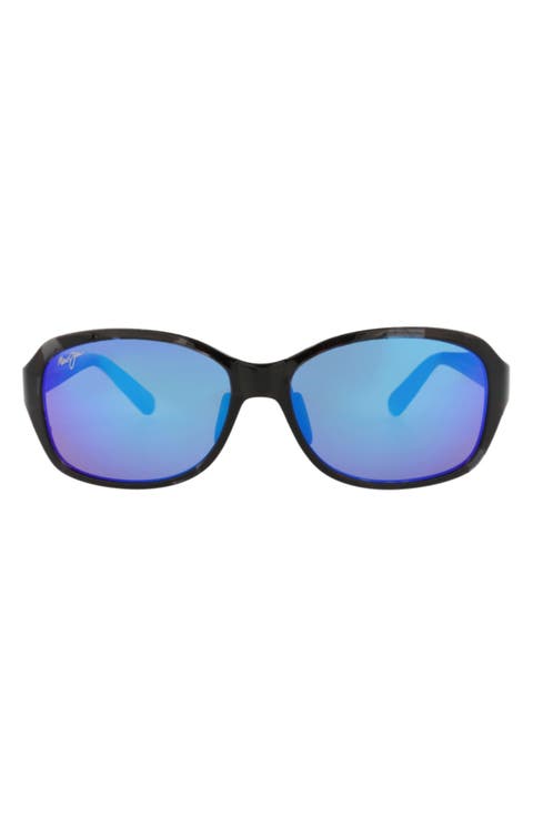 Core 56mm Mirrored Polarized Sunglasses