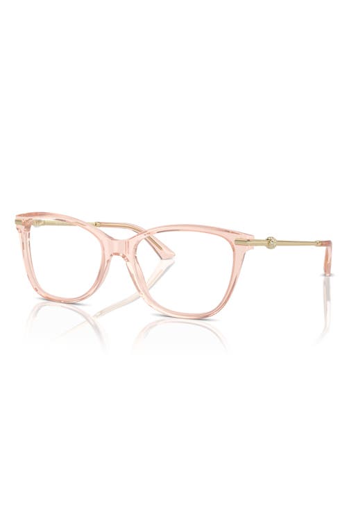 Jimmy Choo 54mm Pillow Optical Glasses In Pink