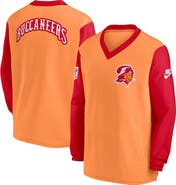 Nike Men's Nike  Orange Tampa Bay Buccaneers Throwback V-Neck Pullover Windbreaker