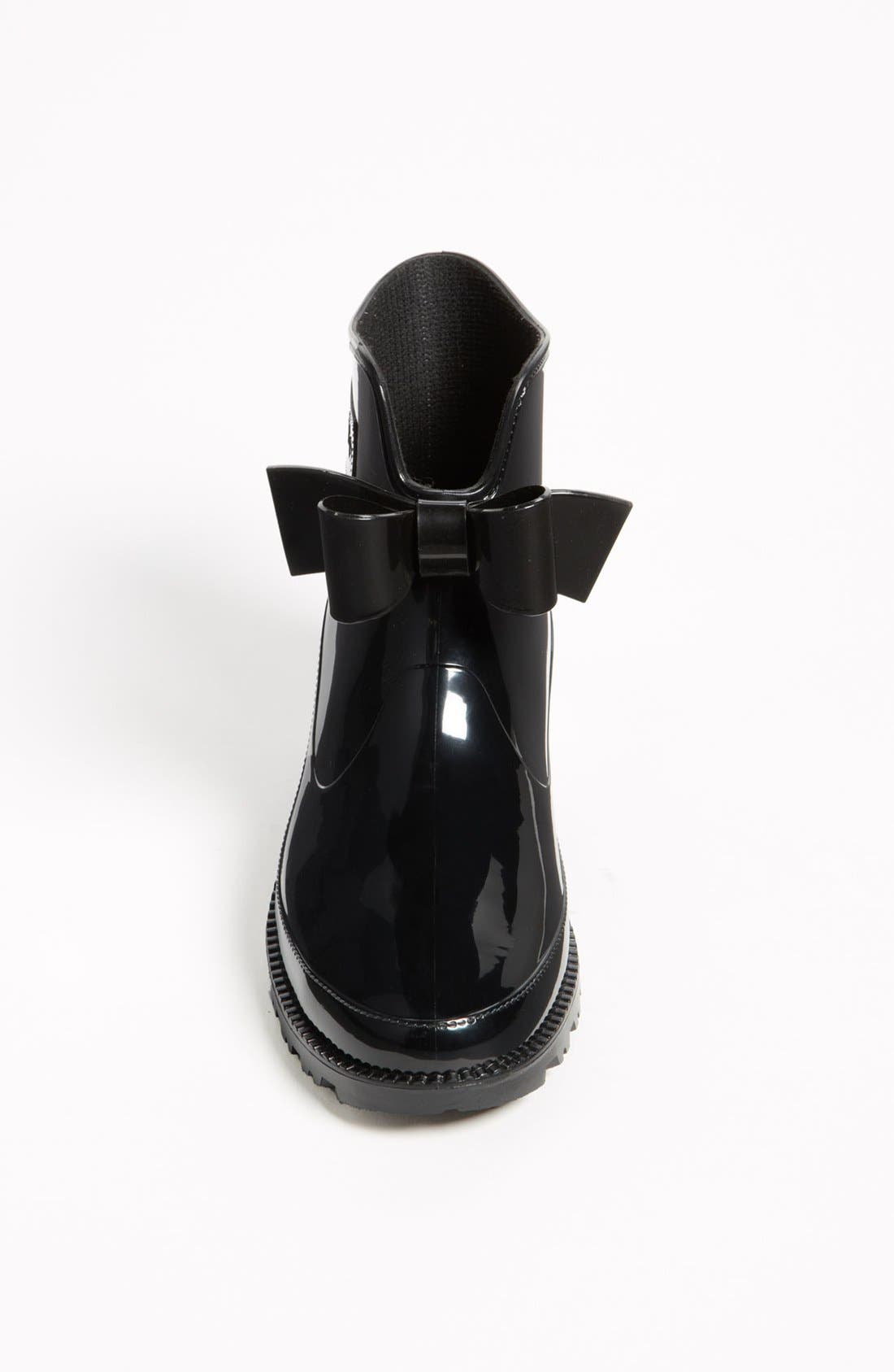 RED Valentino 'Bow' Rain Boot, Alternate, color, 