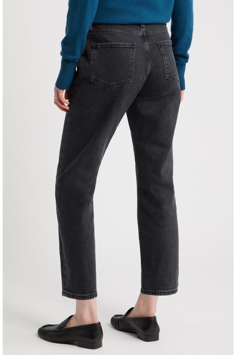 High Waist Slim Straight Leg Jeans, Alternate, color, UNION WASH