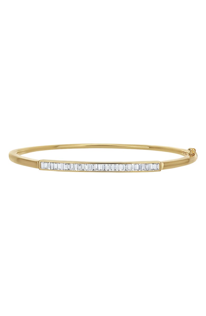 Bony Levy Florentine Baguette Diamond Bangle Bracelet, Main, color, 