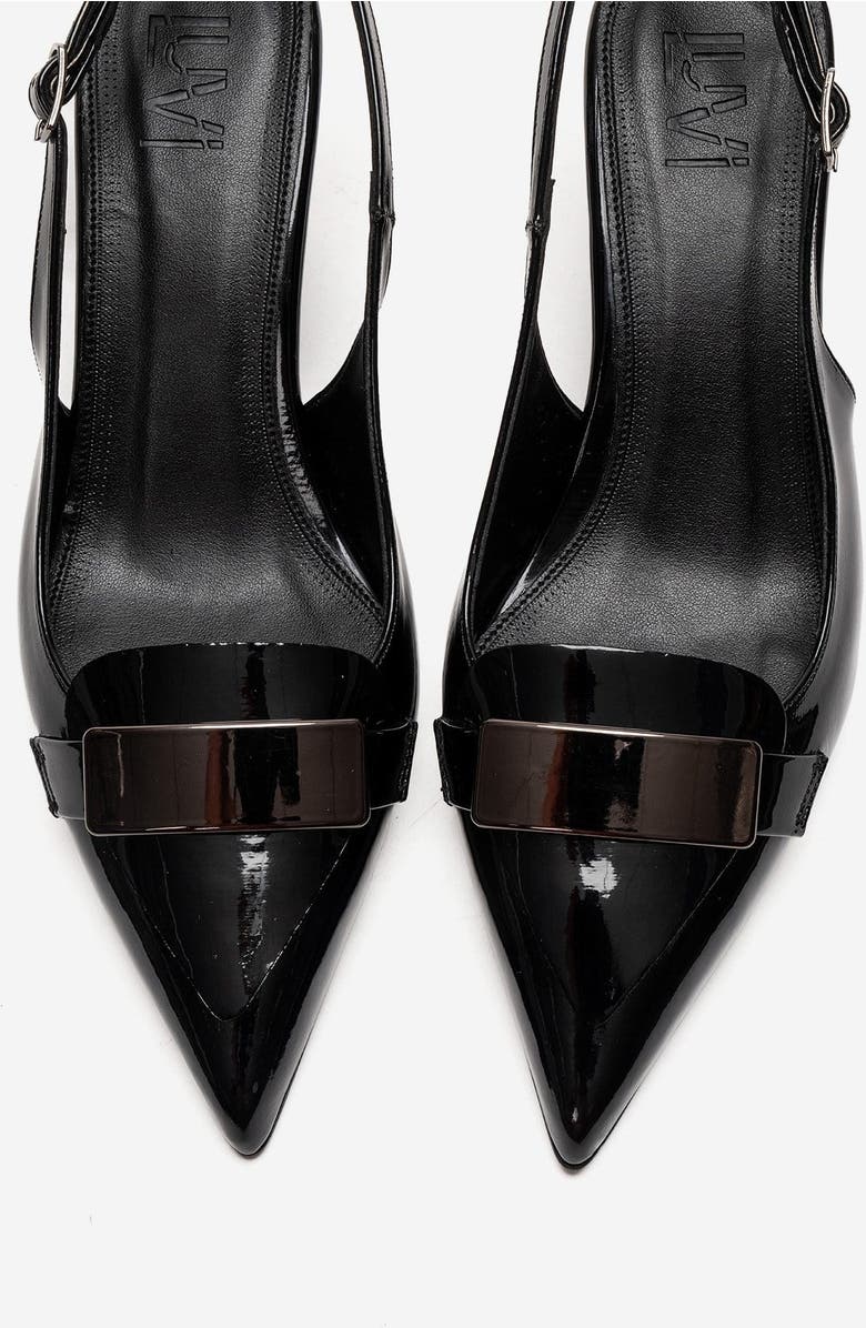 Prologue Shoes Sollenne Stiletto Pump, Alternate, color, Black