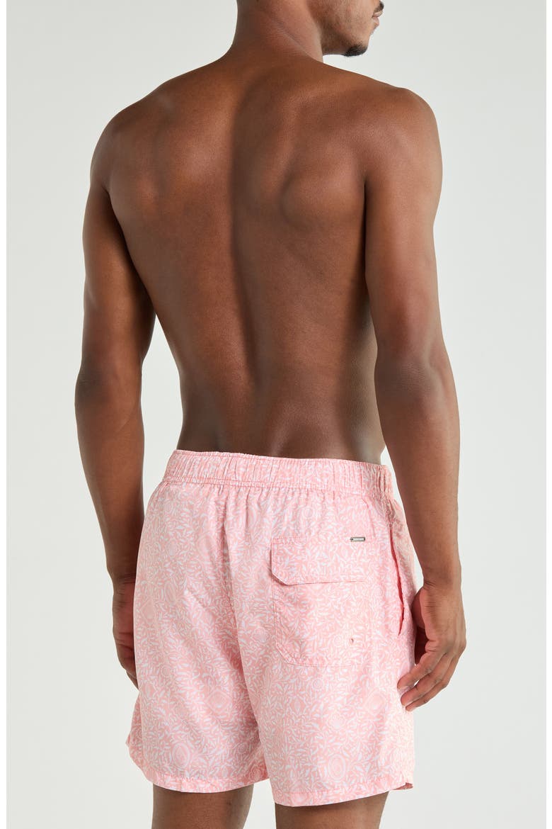 Ponji Swim Shorts, Alternate, color, CORAL