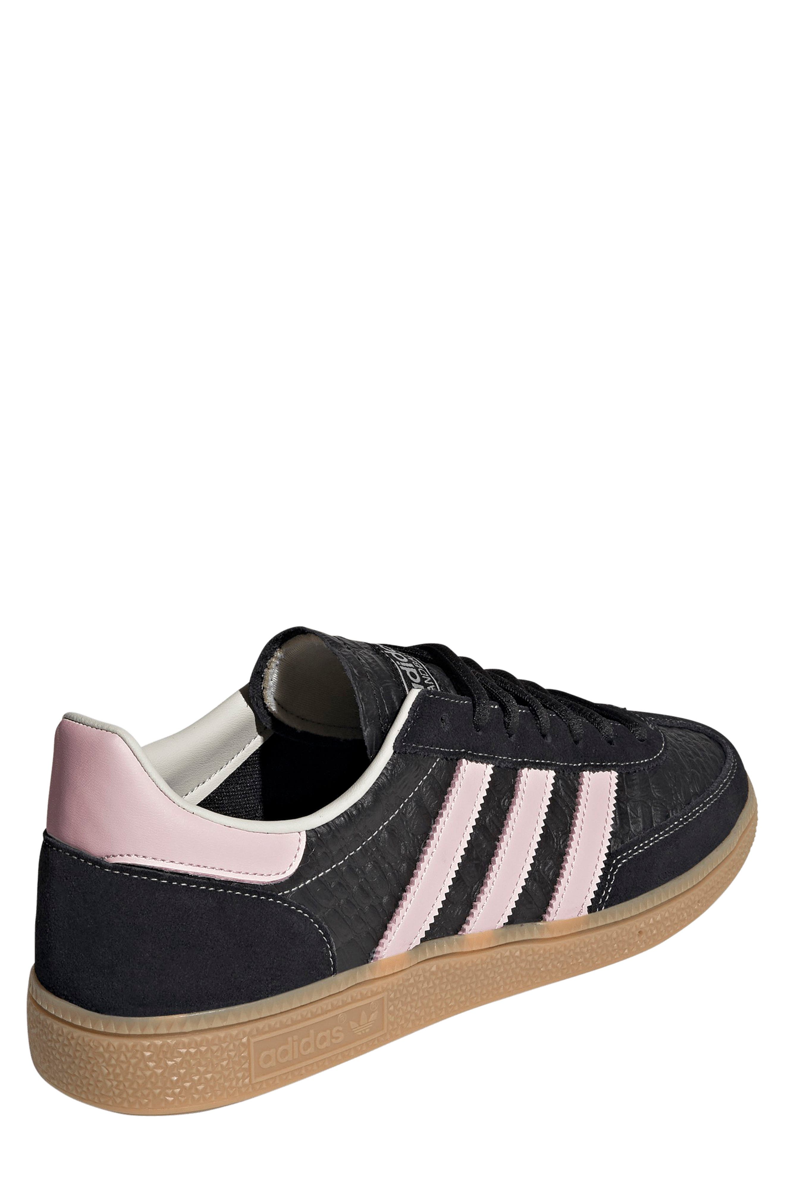 adidas Gender Inclusive Handball Spezial Sneaker, Alternate, color, Core Black/ Wonder Quartz