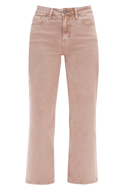 Bayeas Bella Crop Straight Leg Jeans In Nocciola