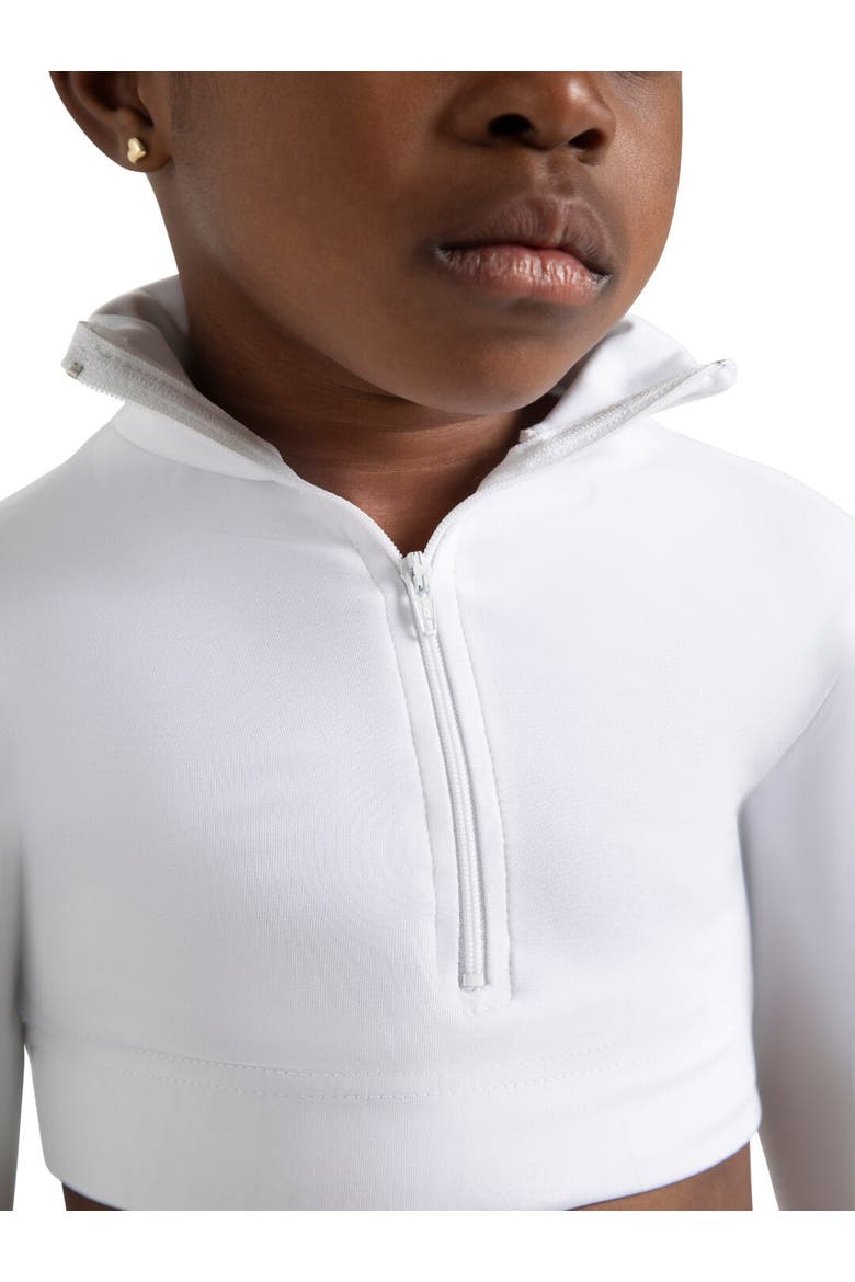 Turtleneck Long Sleeve Top, Alternate, color, White