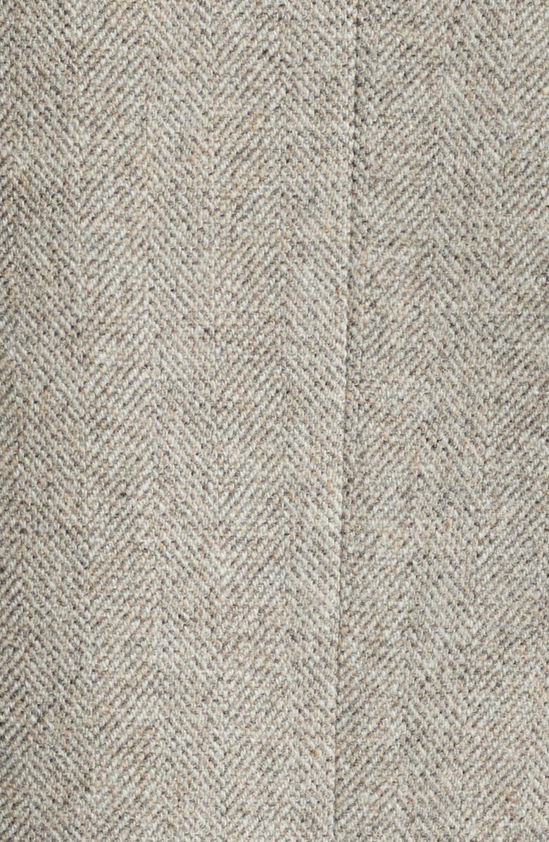 Cardinal of Canada Sutton Herringbonw Wool & Cashmere Coat, Alternate, color, Stone Herringbone