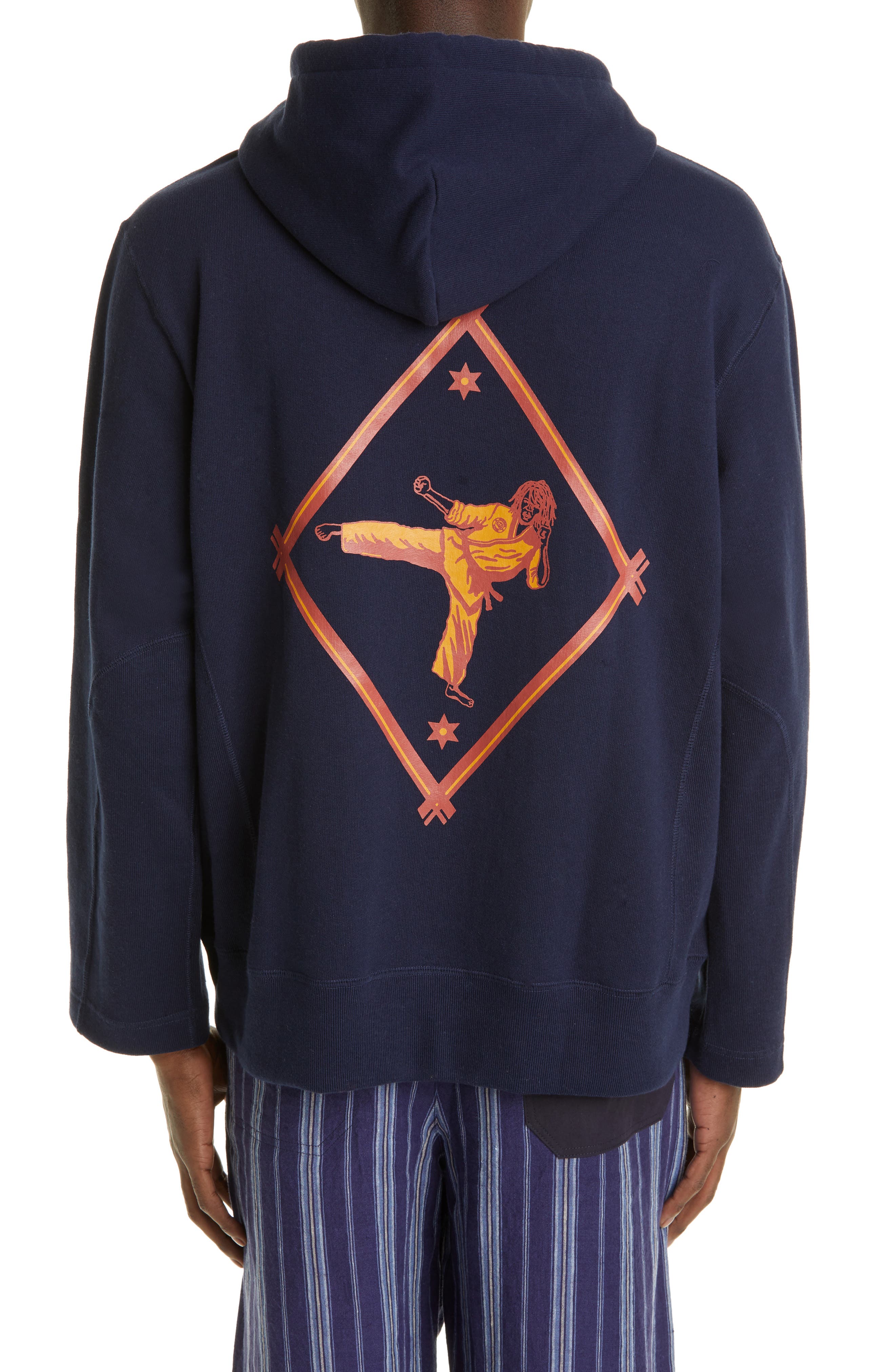 Nicholas Daley Stepping Razor Graphic Cotton Hoodie (Men) | Nordstrom