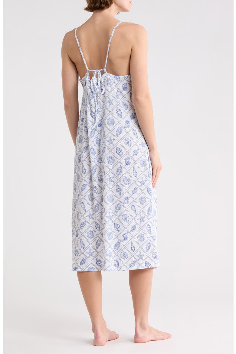 Midi Chemise, Alternate, color, ATHENA SHELL LATTICE WHITE