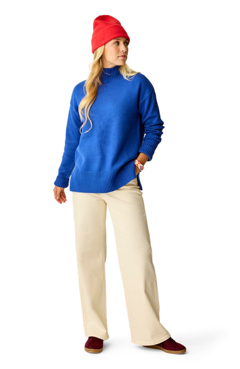 Carve Designs Woodward Sweater, Alternate, color, Capri Heather