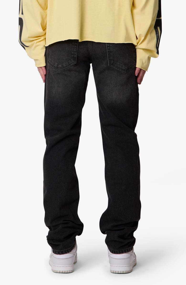 mnml Slim Fit Jeans, Alternate, color, Western Black