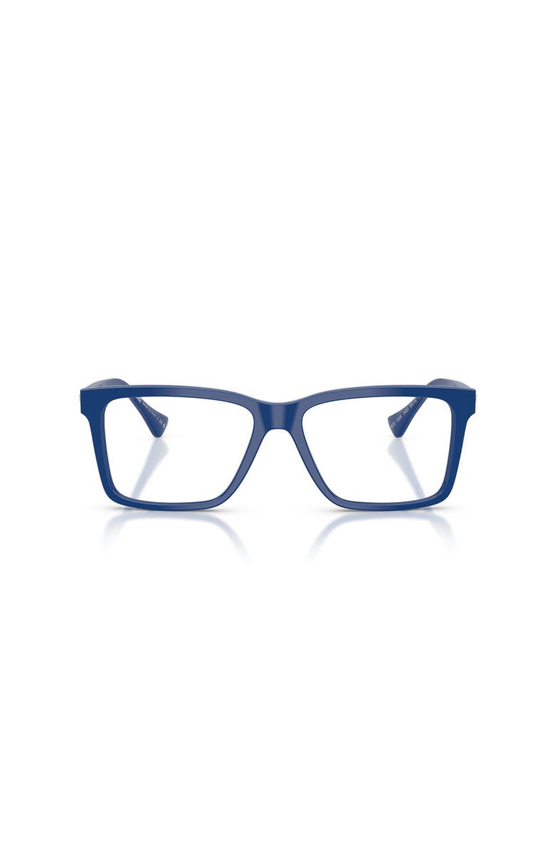 Versace 58mm Rectangle optical glasses, Alternate, color, Blue