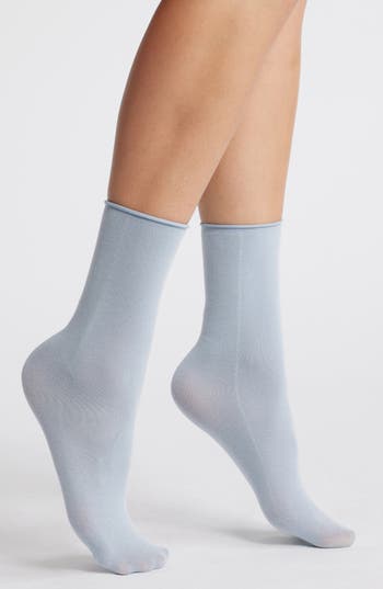 Oroblu Cheryl Quarter Socks In Transparent