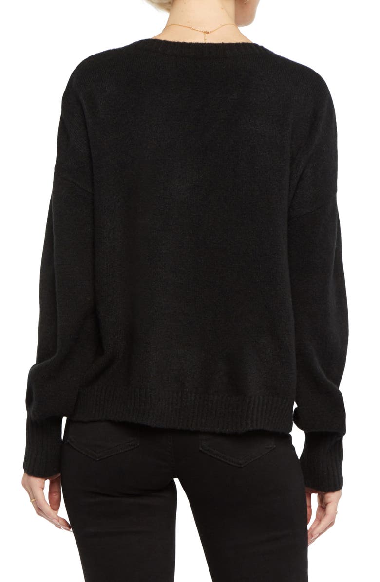 NYDJ V-Neck Sweater, Alternate, color, 
