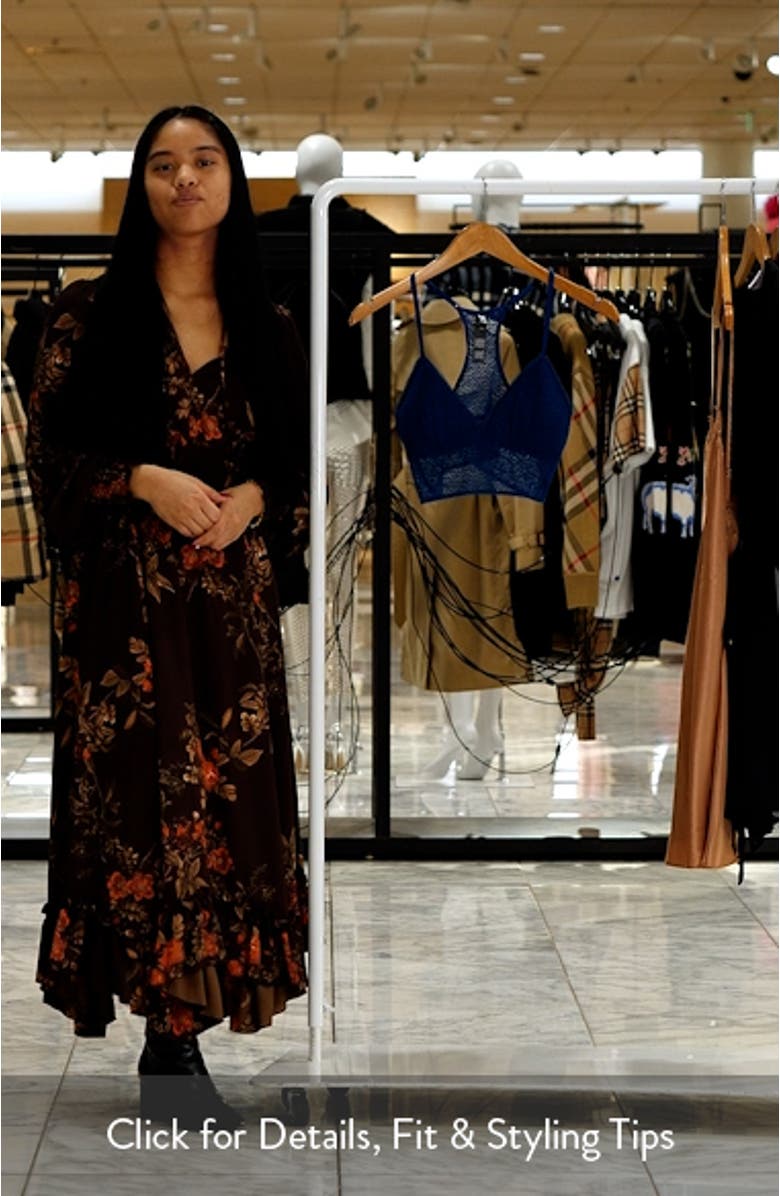 Modern Lace Longline Bralette, sales video thumbnail