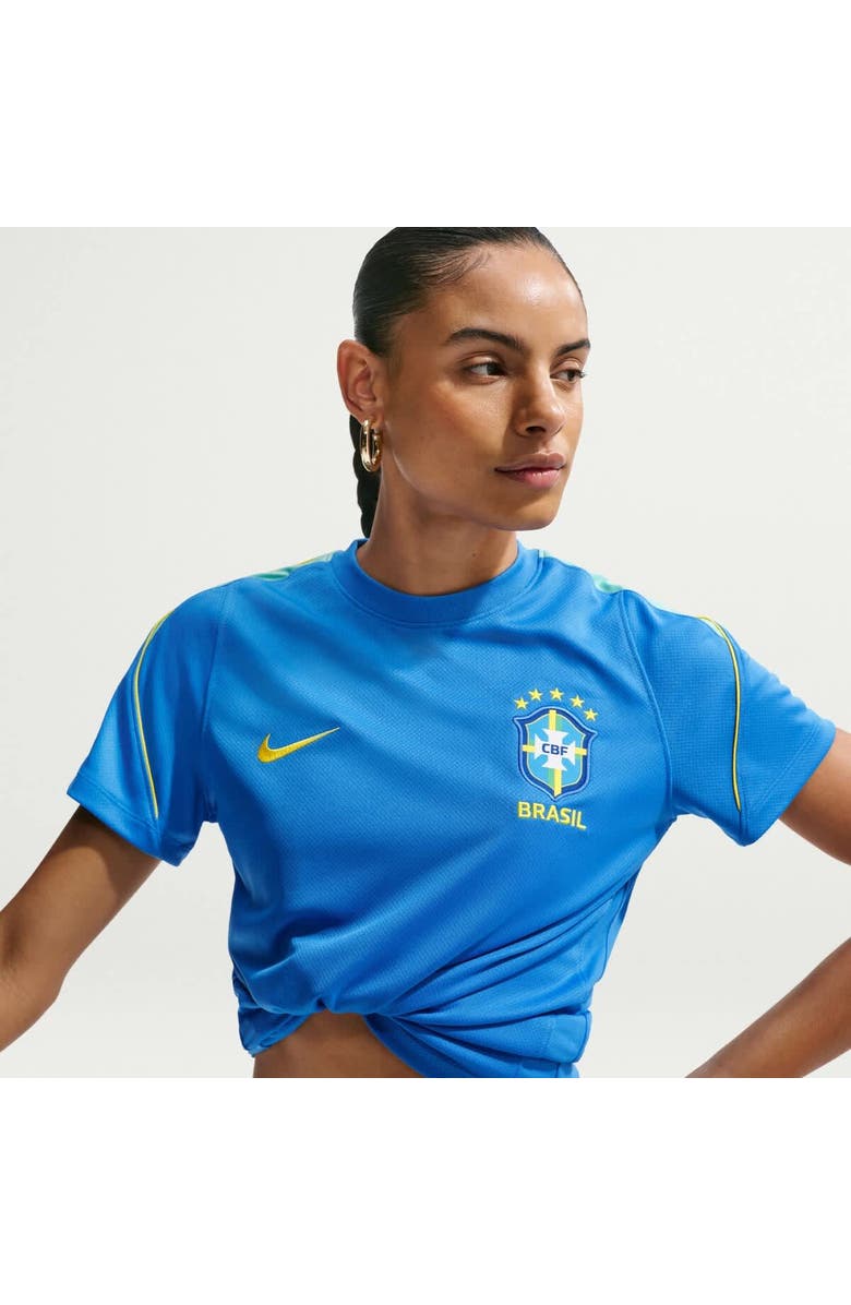 Nike Women's Nike Blue Brazil National Team 2026 Strike Dri-FIT Top, Main, color, Blue
