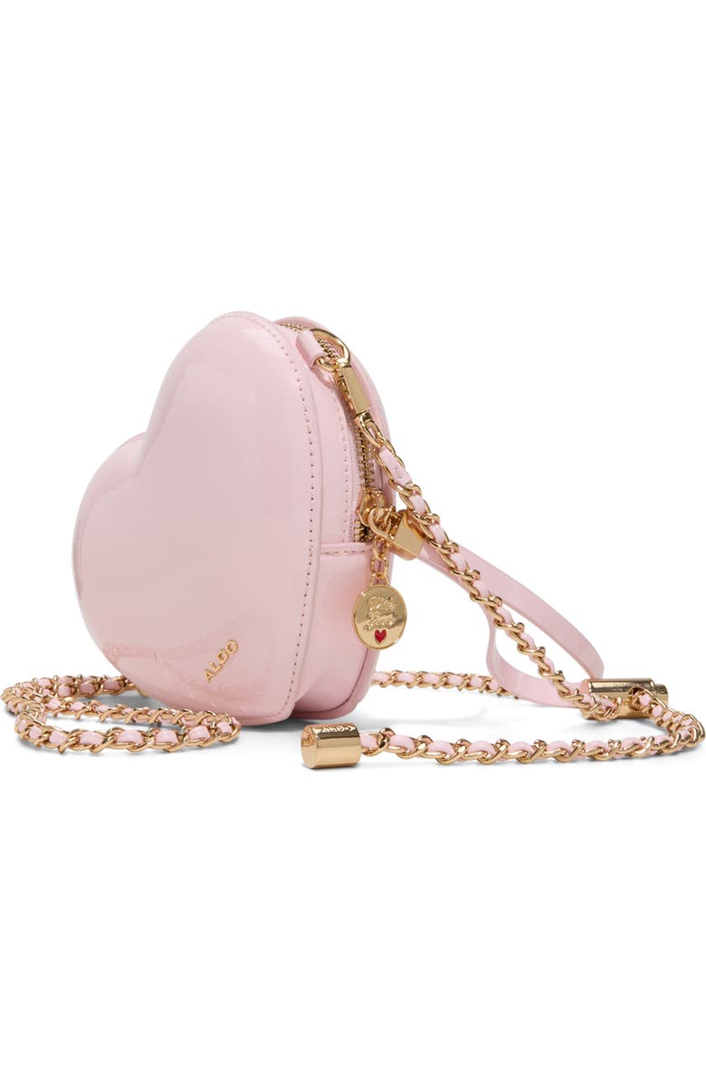 ALDO Bellaheartt Faux Leather Crossbody Bag, Alternate, color, Pink