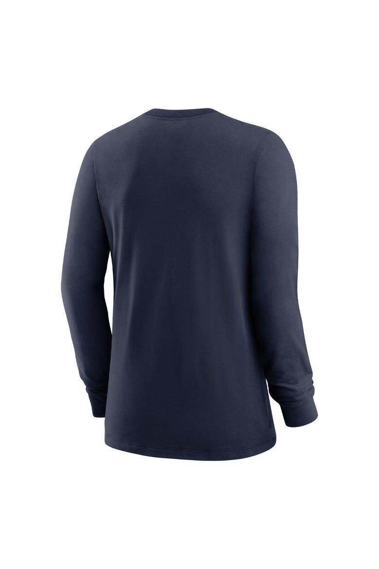 Women's Nike Navy Tennessee Titans Prime Split Long Sleeve T-Shirt, Alternate, color, Navy