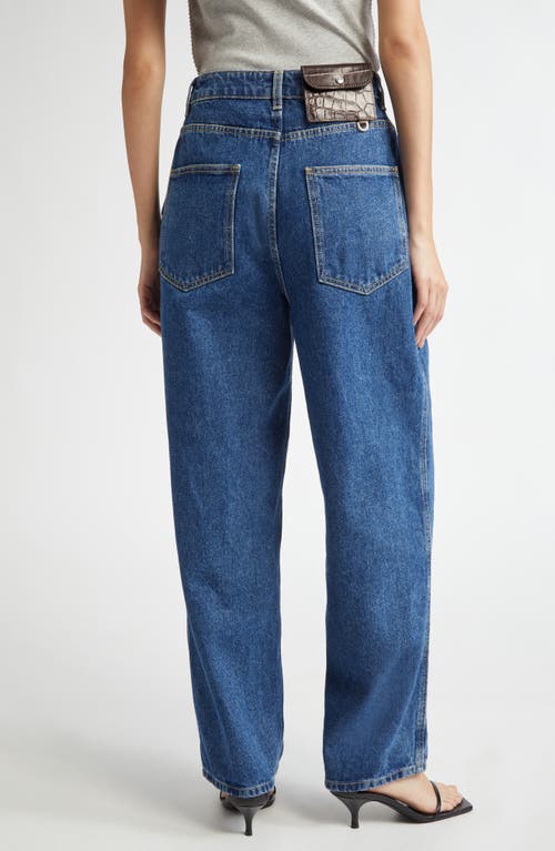 Saks Potts Shake Pleated Organic Cotton Jeans