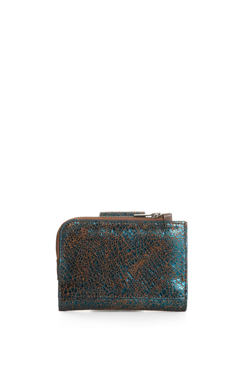 Pearl Folia Leather Wallet, Alternate, color, Blue