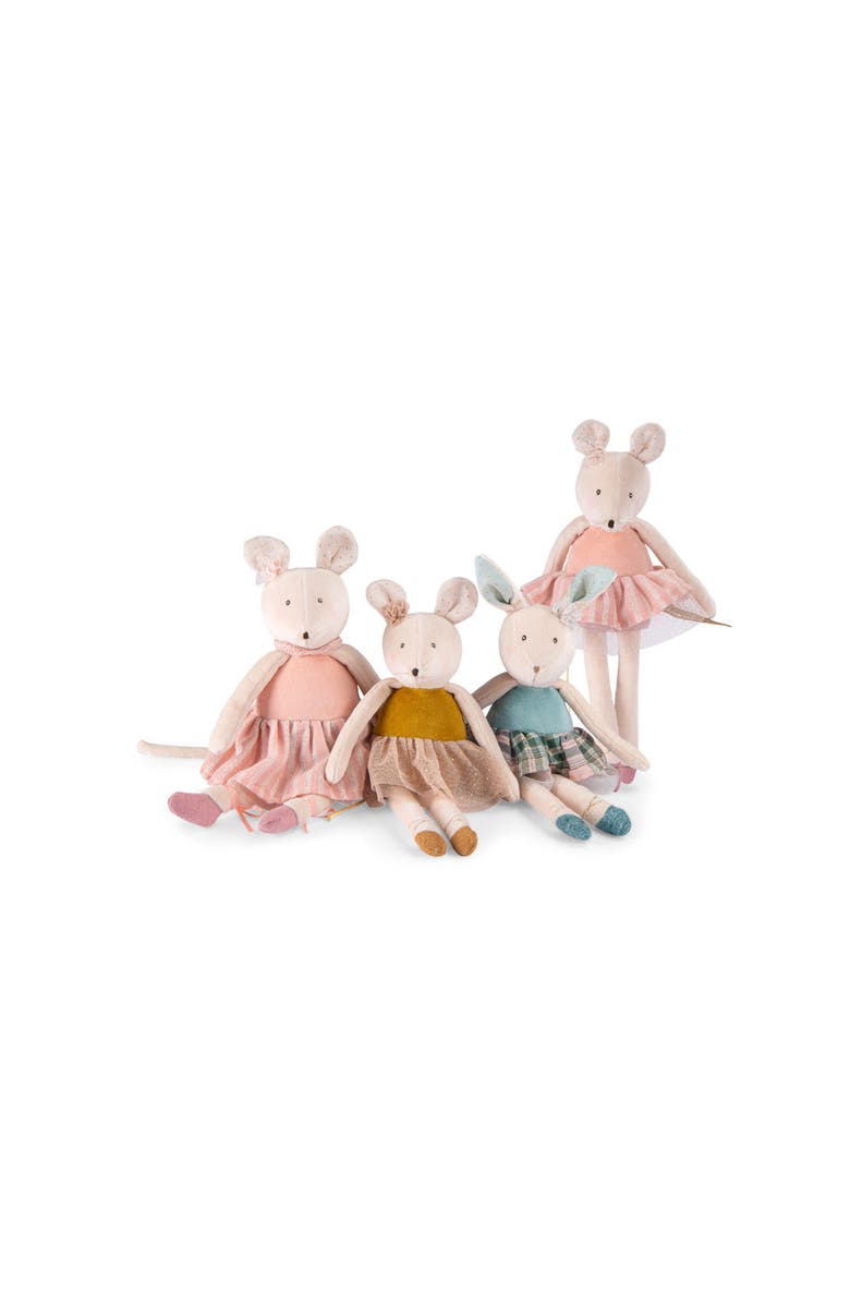 Moulin Roty Pink mouse  The Little School of Dance, Alternate, color, Pink