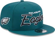 New Era Men's New Era Midnight Green Philadelphia Eagles Main Script 9FIFTY Snapback Hat