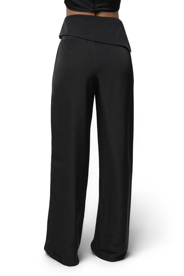 Executive High Waist Pants, Alternate, color, BLACK