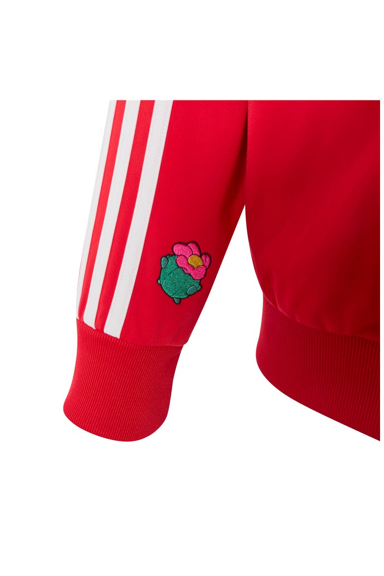 Kids' Brawl Stars Track Jacket, Alternate, color, PURE RUBY/ WHITE