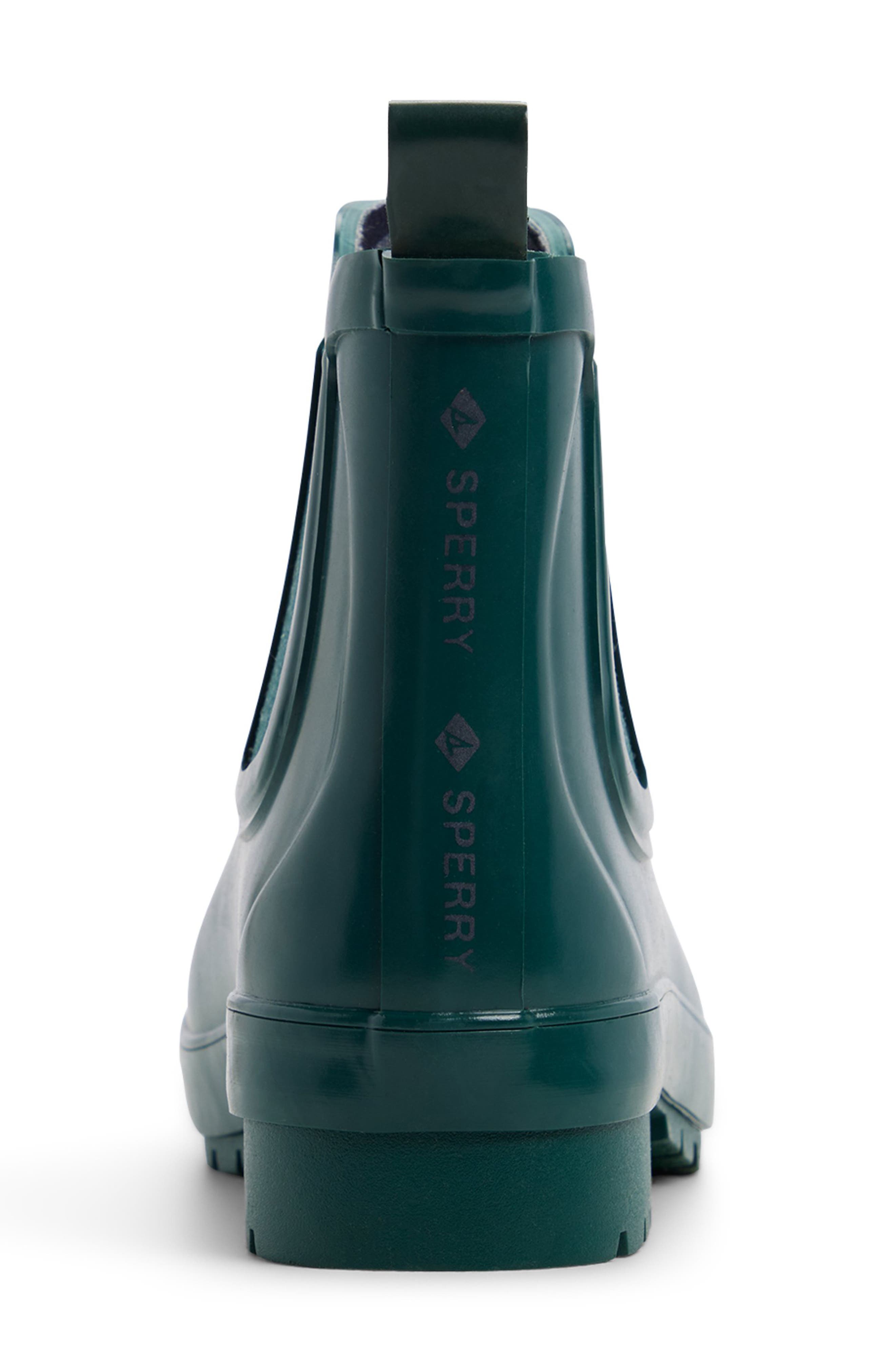 Drizzle Waterproof Chelsea Rain Boot, Alternate, color, PINE GREEN