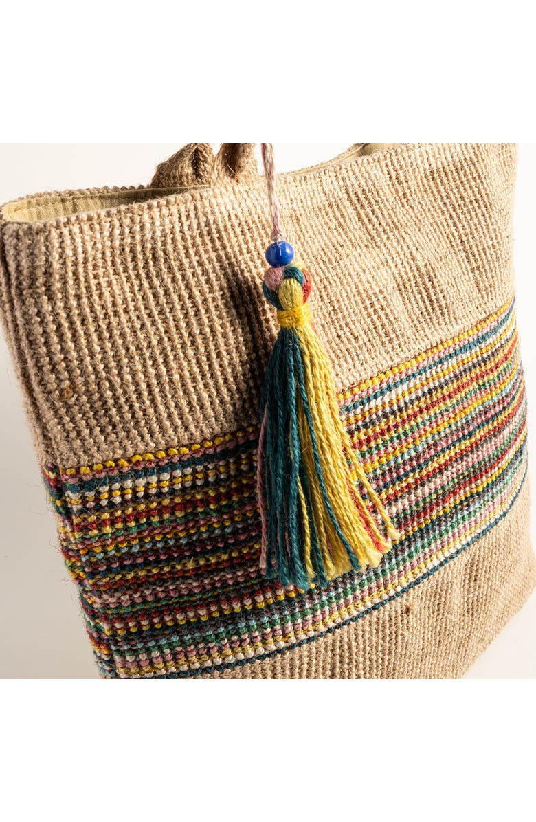 Zsa Zsa Zsu Kolkata Bag 13X12X4 In, Alternate, color, Beige