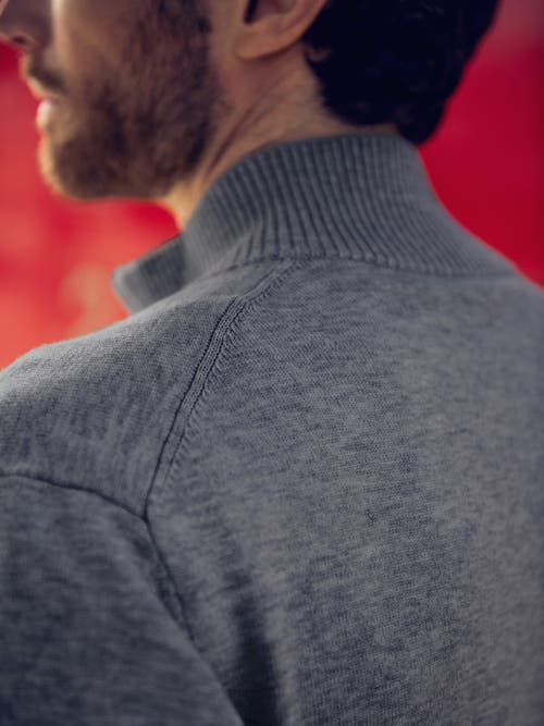 Ministry Of Supply Atlas Bomber Jacket In Indigo Heather