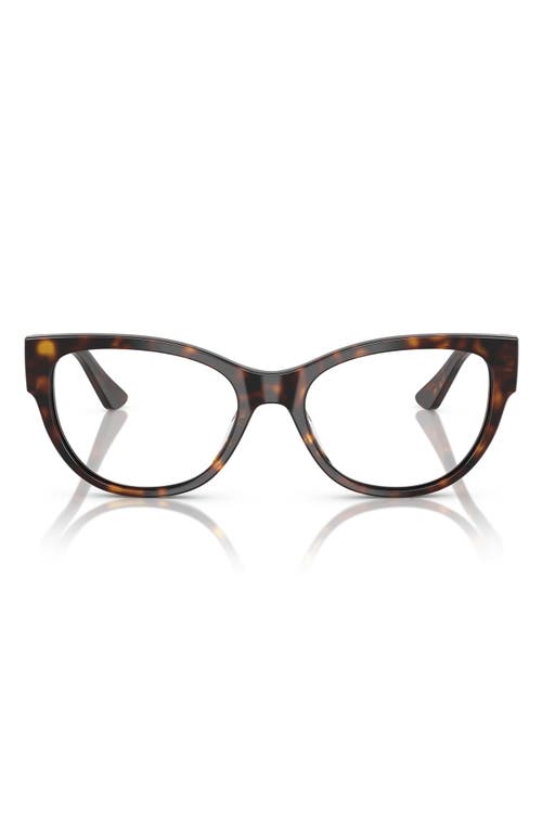 Vogue 51mm Cat Eye Optical Glasses In Dark Havana
