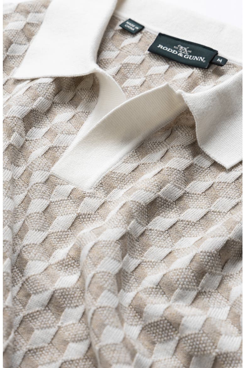 Galdfield Johnny Collar Polo, Alternate, color, CREAM