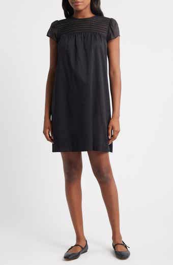Charles Henry Pintuck Cotton Minidress