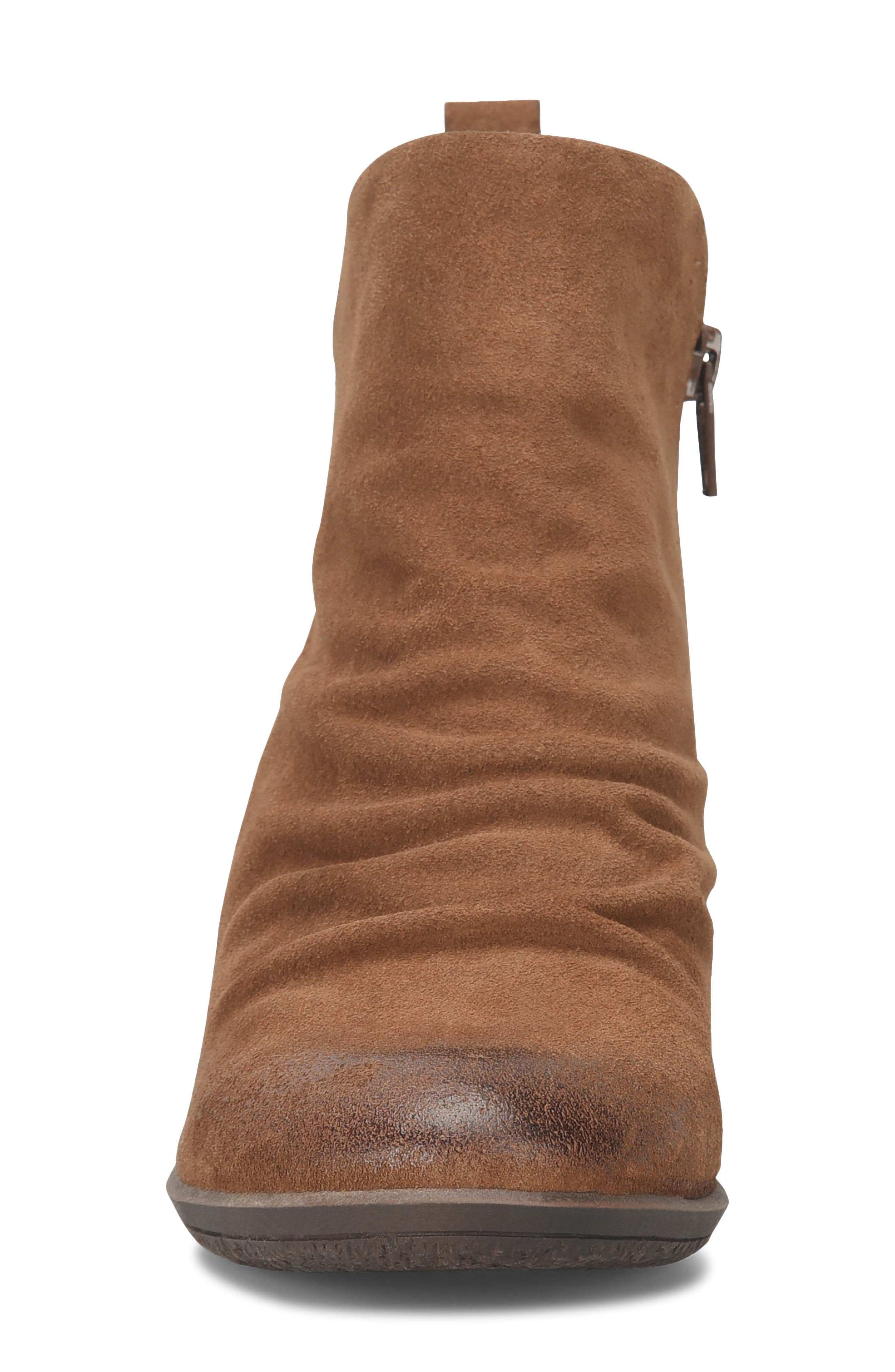 Comfortiva Brandy Water Resistant Bootie, Alternate, color, Havana Brown