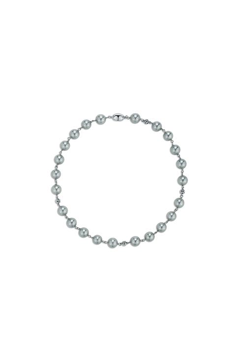 Leopard Pearl Collar Necklace