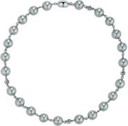 RETRO CHIC Leopard Pearl Collar Necklace